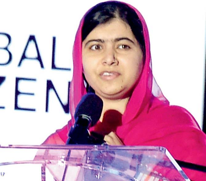 Malala Yousafzai. Pic/AFP