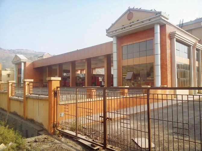 The Nerul fire station, which is awaiting inauguration. Another one at Rabale is also ready. The two were constructed at a total cost of Rs 35 crore