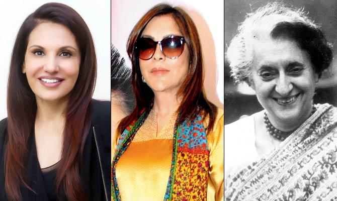 Poonam Soni, Zeenat Aman and Indira Gandhi