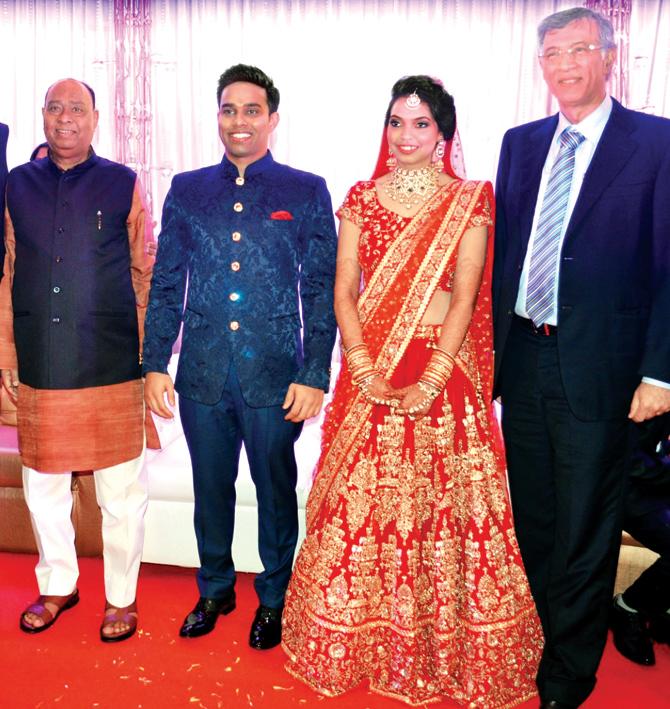 (L-R) R N Singh, Anntesh, Anshita and Niranjan Hiranandani