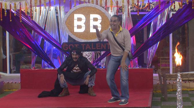 Rishabh and Aman do their act during 