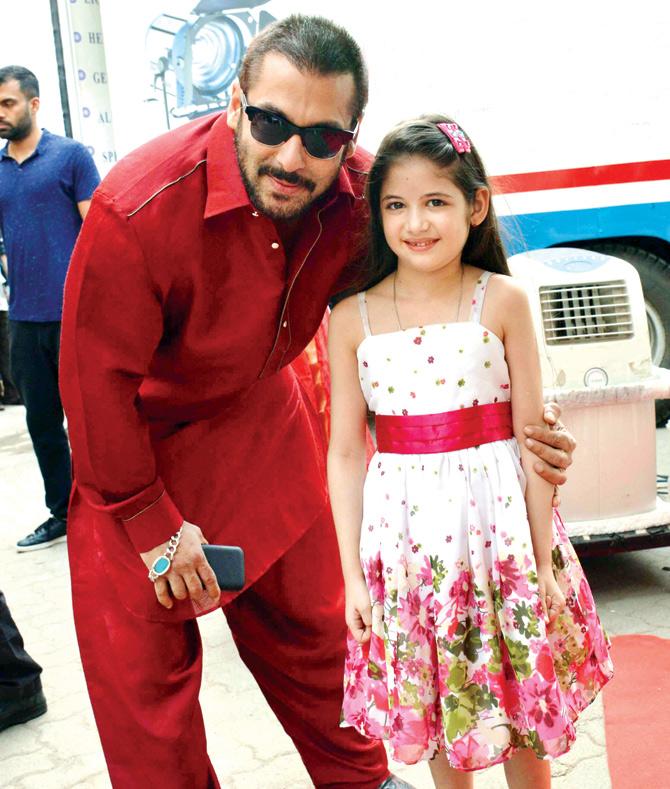 Salman Khan and Harshaali Malhotra