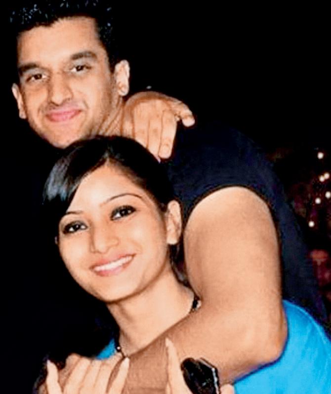 Sheena Bora and Rahul Mukerjea. File pics