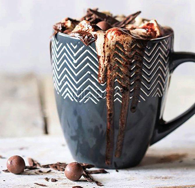 Spiced Orange Mocha Hot Chocolate got popular on Pinterest