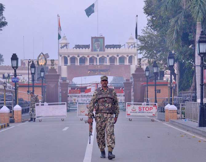 The Attari-Wagah joint check point