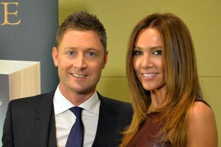 Michael Clarke and wife Kyly  welcome 'premature' baby girl
