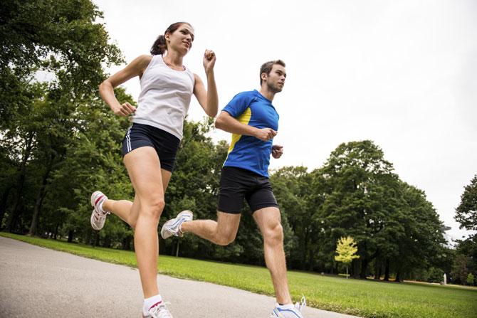 Regular physical activities like jogging can reduce diabetes risk. Those suffering from the disease should also keep fit with daily exercise in order to keep the illness at bay. Pic for representational purposes