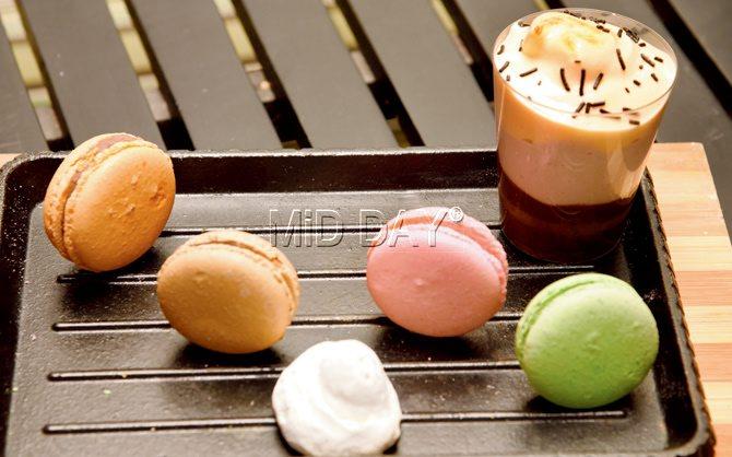 He even makes macaroons and affagato using chickpea brine. pics/sameer markande