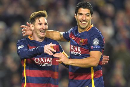 CL: Suarez, Messi score brace as Barcelona storm into knockouts