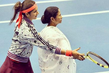 When Sania Mirza played tennis with Mamata Banerjee