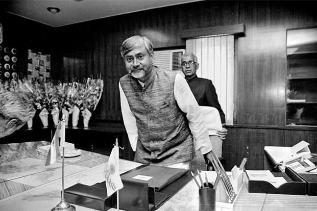 An undated photograph of Nitish Kumar from the 1970s