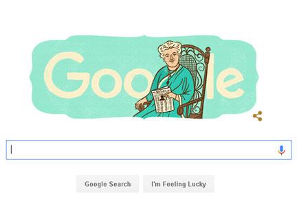 Google celebrates Annie Besant's birth anniversary with special doodle