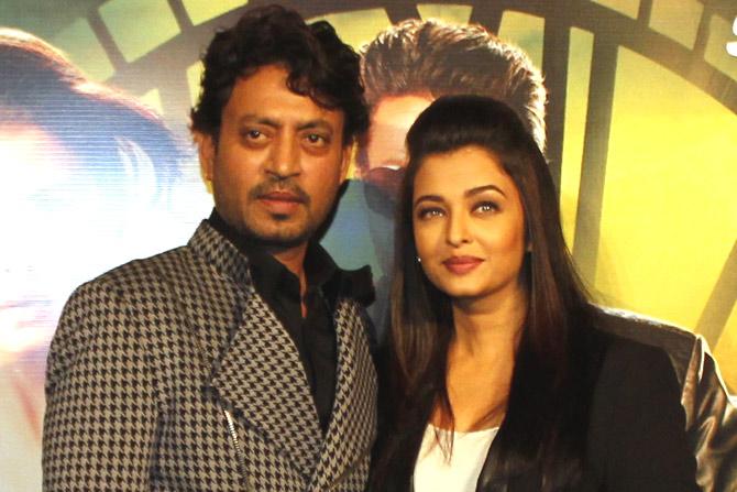 Irrfan and Aishwarya Rai Bachchan