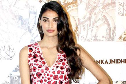 Spotted: Athiya Shetty looks chic in a pink gem print dress