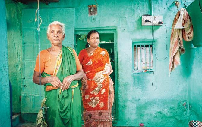 A family in Bodinayakanur, Tamil Nadu, abandoned by the men in their household 