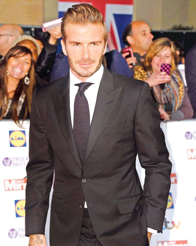 David Beckham. Pic/Getty Images