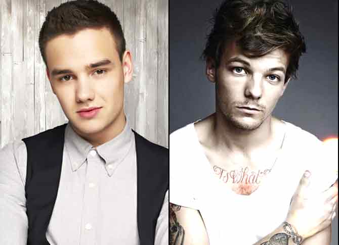 Liam Payne and Louis Tomlinson