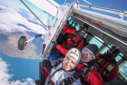 Sidharth Malhotra goes skydiving in New Zealand