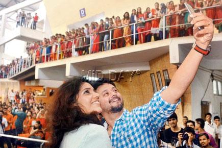 Swapnil Joshi and Mukta Barve promote 'Mumbai-Pune-Mumbai 2'