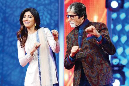 Shilpa Shetty fulfills her wish to dance with Amitabh Bachchan