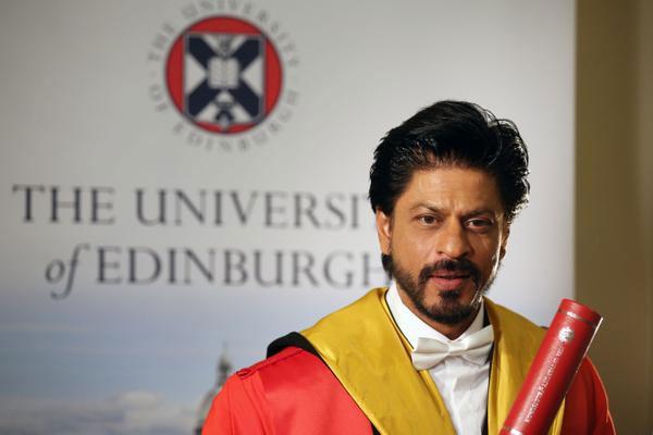 SRK receives honorary doctorate from Edinburgh University