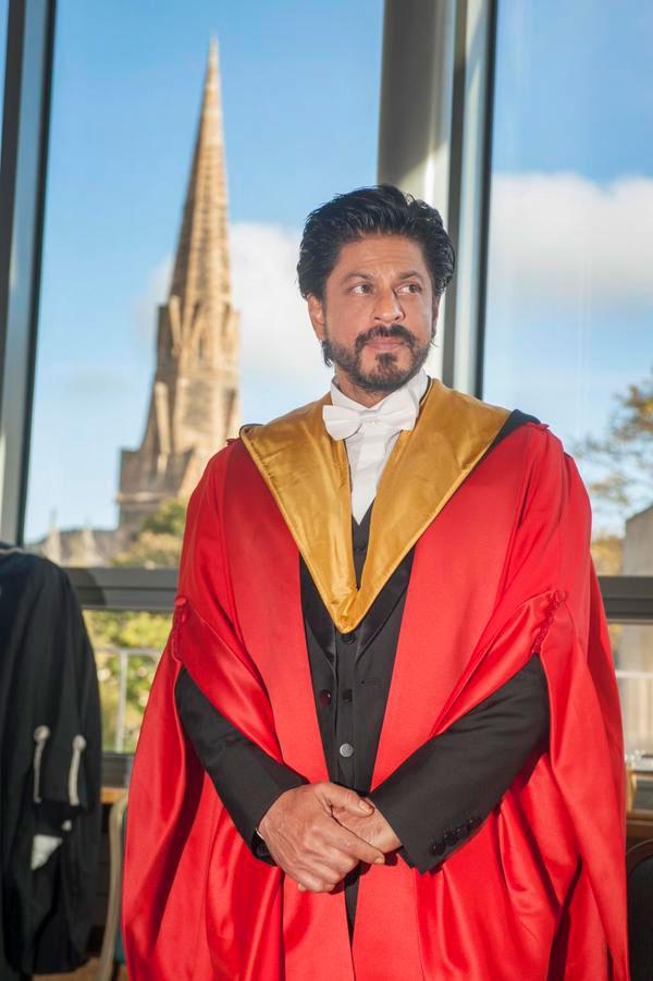 SRK receives honorary doctorate from Edinburgh University