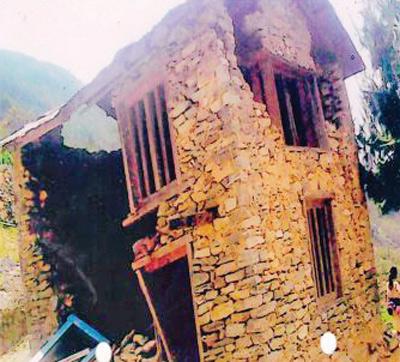 Shree Deusa Secondary School in Solukhumbu was destroyed in the April 2015 earthquake 
