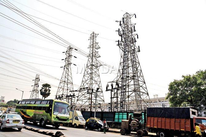 The Tata Power receiving centre in Dharavi. PIC/RANE ASHISH 