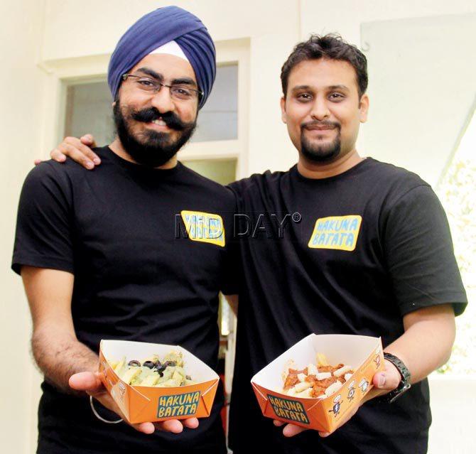 Sirjan Singh Kochhar and Hanoz Shaher, co-founders, Hakuna Batata