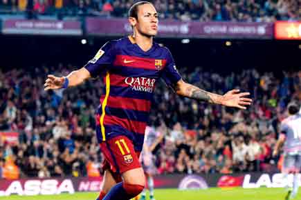 La Liga: Neymar scores four in Messi-less Barcelona victory