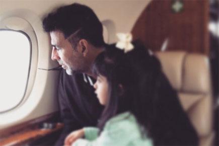 Snapped! Akshay Kumar with daughter Nitara