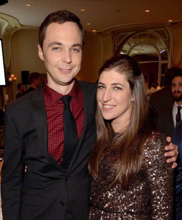 Jim Parsons and Mayim Bialik