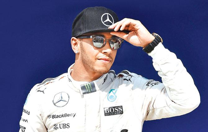 Lewis Hamilton. Pic/AFP