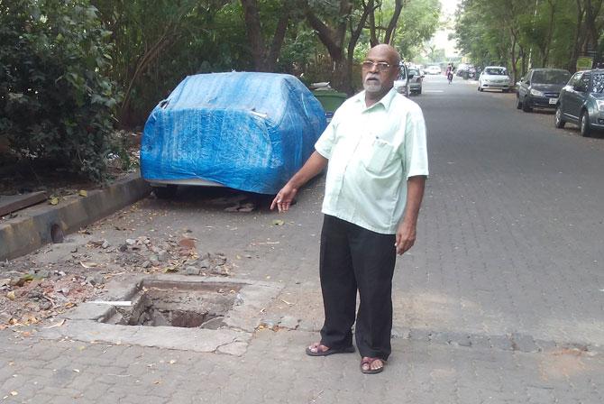 Manhole covers stolen