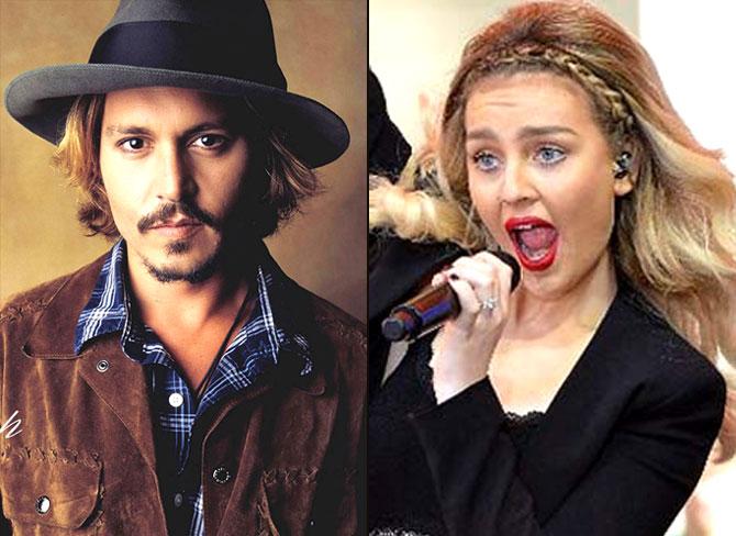 Johnny Depp and Perrie Edwards