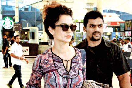 Spotted: Kangana Ranaut and other celebs at the airport
