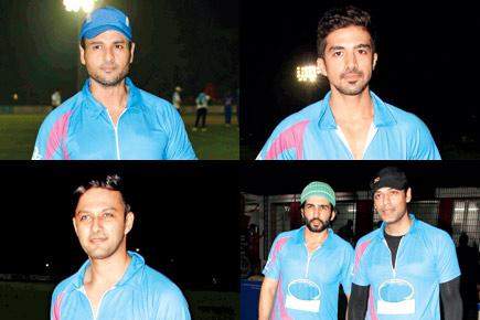 TV celebs take time out for cricket match