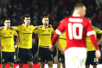 Man United stunned by Middlesbrough on penalties, exit League Cup 