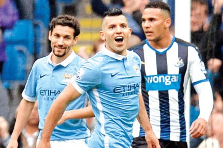 EPL: Sergio Aguero nets fifer as Manchester City hits sixer