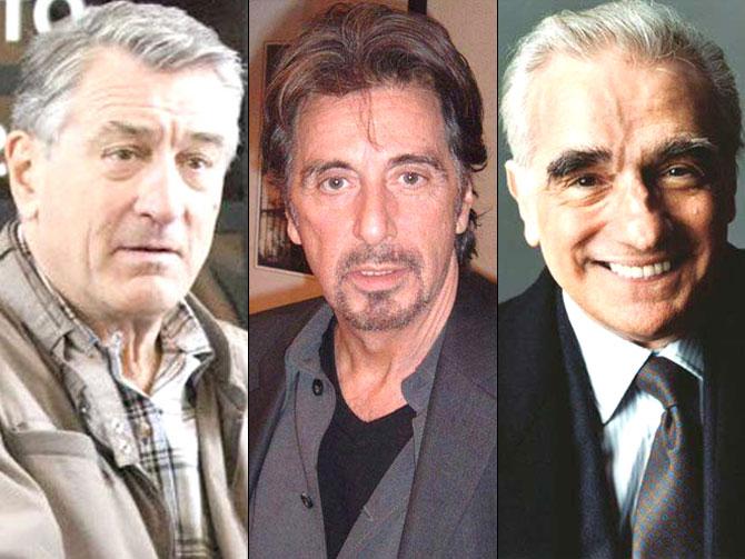 Robert De Niro, Al Pacino and Martin Scorsese