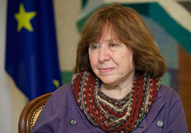 Belarussian writer Svetlana Alexievich wins Nobel Literature Prize
