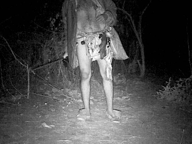 Camera footage captured last month shows him lurking in Aarey Colony’s forests at night. He would steal water, clothes, utensils, etc