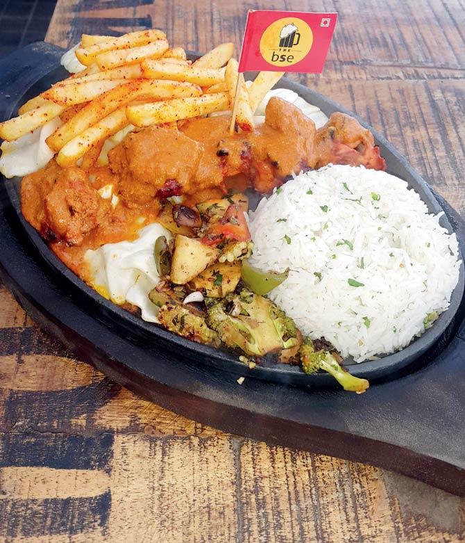 Chicken Tikka Sizzler is on the menu at their Bandra outpost