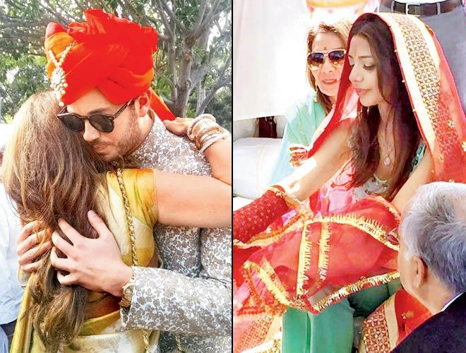 Alex gets a hug from his mother-in-law and Deepika’s mehendi