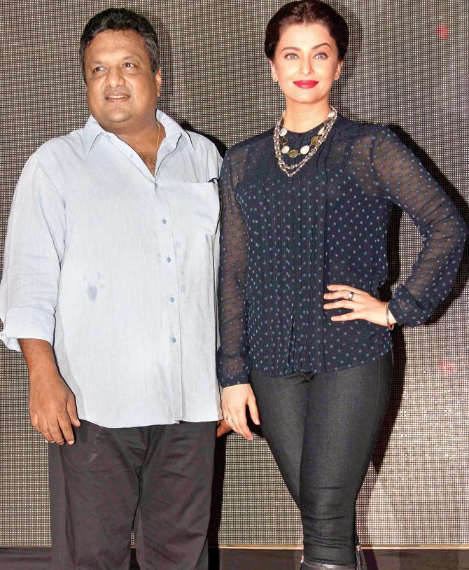 Sanjay Gupta with Aishwariya Rai Bachchan