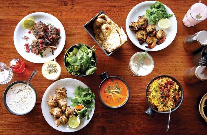 The food at Dishoom aims to capture the essence of the Irani café culture in Mumbai