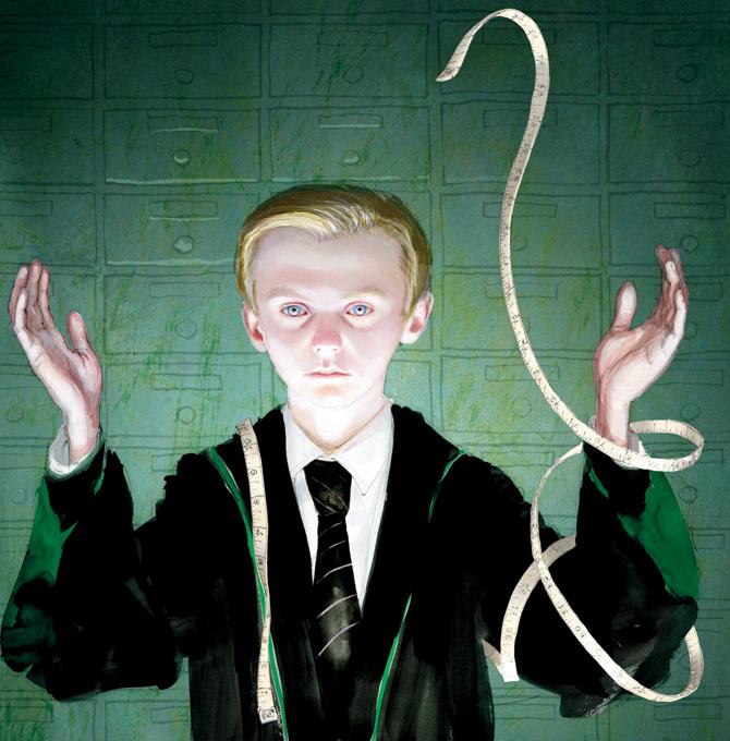 Draco Malfoy at his pale best
