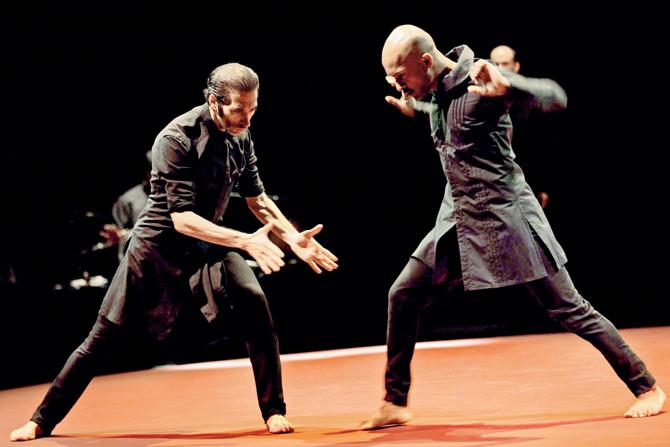Flamenco dancer Israel Galvan and Contemporary Kathak dancer Akram Khan 