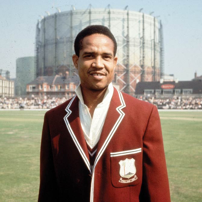 Garry Sobers at the Oval in London in 1966. Pic/Getty Images