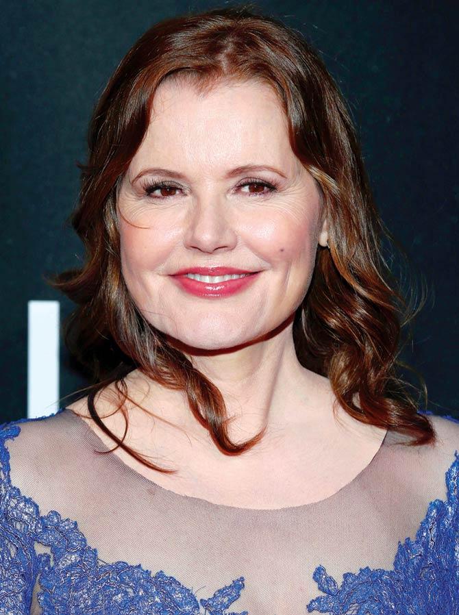 Actress Geena Davis. Pic/AFP